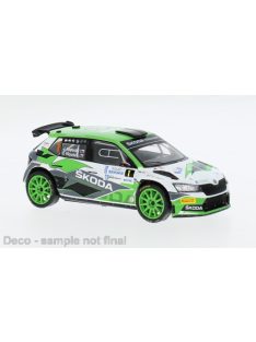   Ixo-Models - Skoda Fabia Rally2 EVO, Rallye Bohemia, 2021, #1, 1:43