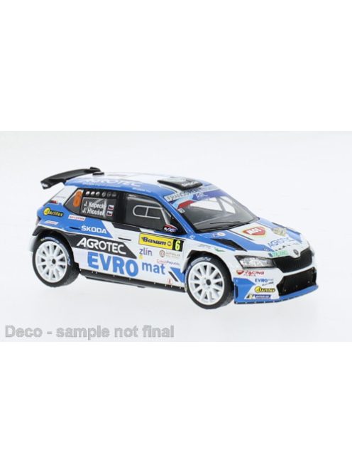 Ixo-Models - Skoda Fabia Rally2 EVO, Barum Rally Zlin, 2021, #6, 1:43