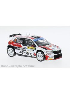   Ixo-Models - Skoda Fabia Rally2 EVO, Barum Rally Zlin, 2022, #4, 1:43