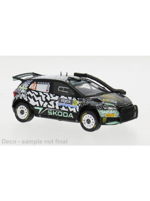 Ixo-Models - Skoda Fabia Rally2, WRC, Safari Rallye Kenia, 2024, #20, 1:43