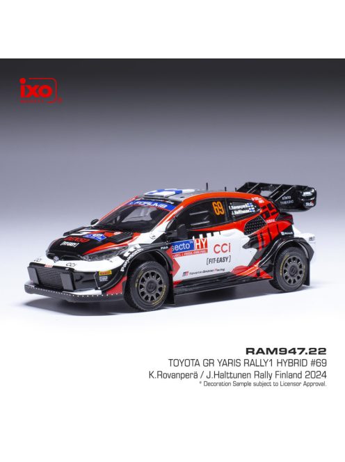 Ixo-Models - Toyota GR Yaris Rally1 Hybrid, Rally Finland 2024 #69