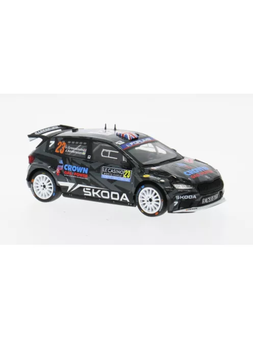 Ixo-Models - Skoda Fabia RS Rally2 WRC Rally Monte Carlo 2025 #23 G.Greensmith/J.Andersson 1:43