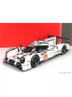   Ixo-Models - Porsche 919 Hybrid 2.0L Turbo V4 Team Porsche N 18 2Nd 1000Km Spa 2015 M.Lieb - R.Dumas - N.Jani White Grey Black