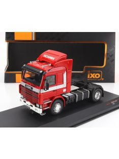 Ixo-Models - SCANIA 142M TRACTOR TRUCK 2-ASSI 1981 RED WHITE