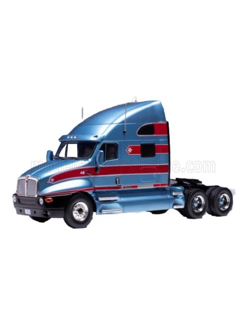 Ixo-Models - KENWORTH T2000 TRACTOR TRUCK 3-ASSI 2018 BLUE MET RED