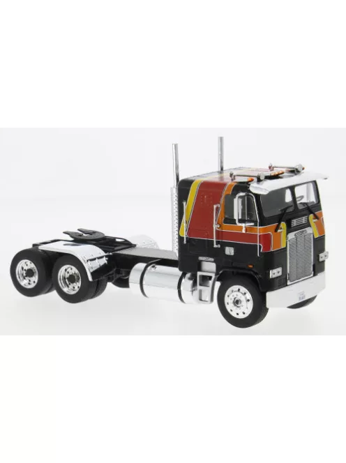 Ixo-Models - Freightliner FLA, schwarz/orange, 1993, 1:43