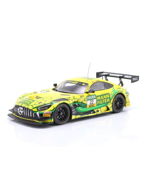 Ixo-Models - MERCEDES BENZ AMG GT3 EVO TEAM WINWARD N 22 DTM SEASON 2024 LUCAS AUER YELLOW GREEN