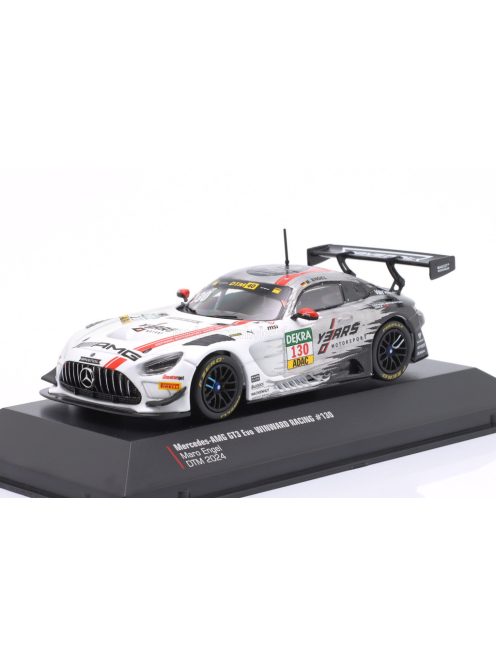 Ixo-Models - MERCEDES BENZ AMG GT3 EVO 6.2L V8 TEAM WINWARD N 130 DTM SEASON 2024 MARO ENGEL WHITE GREY