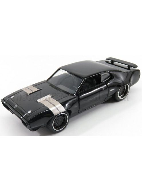 Jada - PLYMOUTH DOM'S GTX COUPE 1971 - FAST & FURIOUS 8 2017 BLACK SILVER