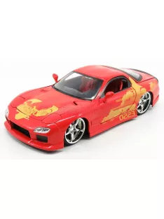   Jada - MAZDA DOM'S RX-7 2001 - TORETTO - FAST & FURIOUS II (2003) RED YELLOW