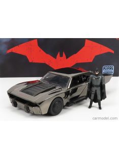   Jada - Batman Batmobile With Figure 2022 - The Batman Movie Chrome