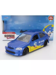   Jada - HONDA CIVIC TYPE-R 1997 THE HEDGEHOG SONIC BLUE YELLOW