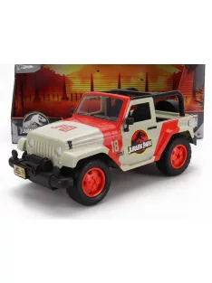   Jada - JEEP WRANGLER RUBICON OPEN 2015 - JURASSIC WORLD WHITE RED