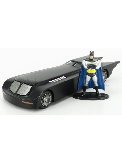 Jada - BATMAN BATMOBILE THE ANIMATED SERIES WITH BATMAN FIGURE 1992 MATT BLACK