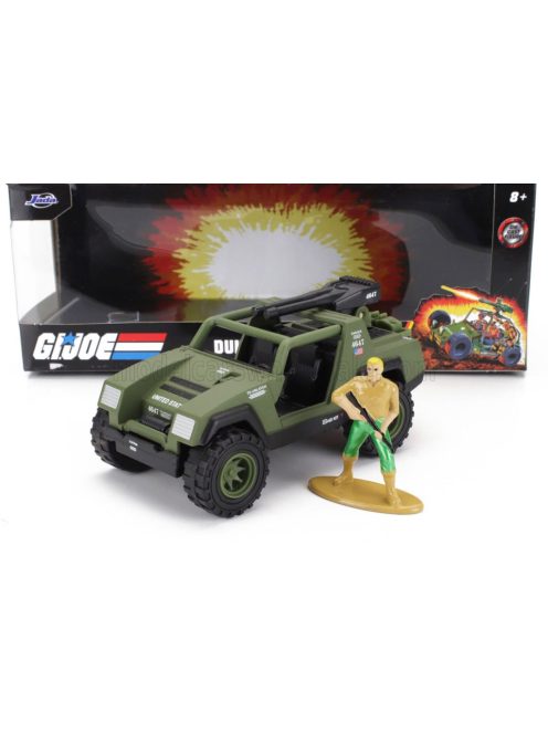 Jada - FIGURES VAMP MILITARY JEEP WITH DUKE G.I.JOE FIGURE 2010 MILITARY GREEN