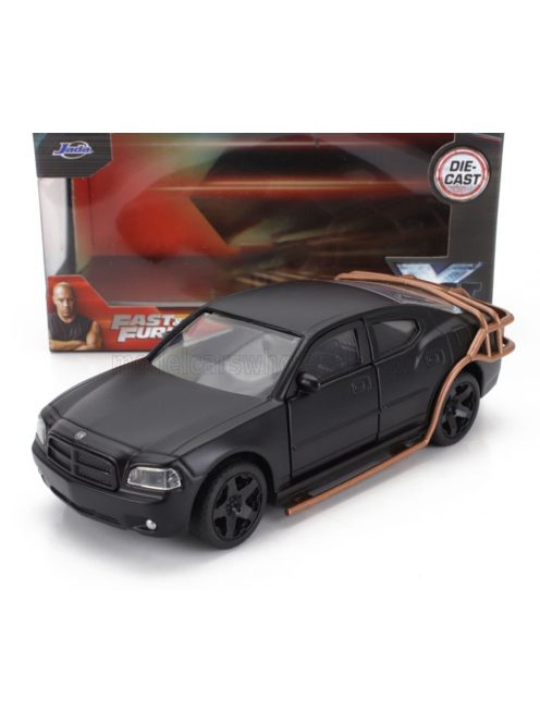 Jada - DODGE DOM'S TORETTO CHARGER SRT8 2006 - FAST & FURIOUS MATT BLACK GOLD