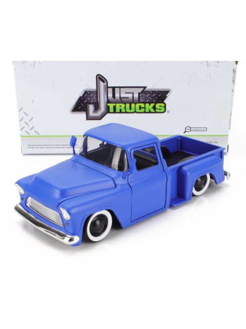 Jada - CHEVROLET PICK-UP STEPSIDE CUSTOM 1955 MATT BLUE