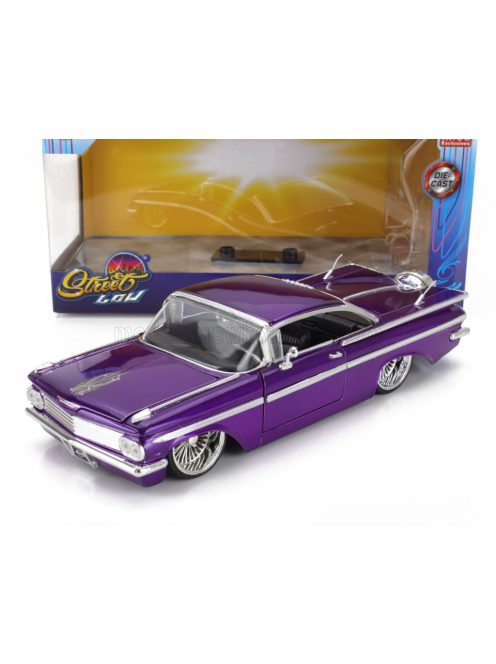 Jada - CHEVROLET IMPALA CUSTOM STREET LOW 1959 PURPLE