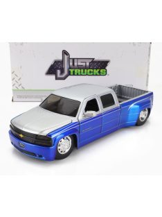 Jada - CHEVROLET SILVERADO PICK-UP DUALLY 2007 BLUE SILVER