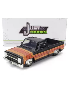 Jada - CHEVROLET C-10 PICK-UP CUSTOM 1985 BLACK BROWN