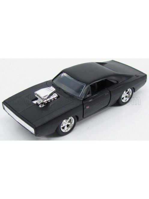 Jada - DODGE DOM'S DODGE CHARGER R/T 1970 - FAST & FURIOUS 7 MATT BLACK