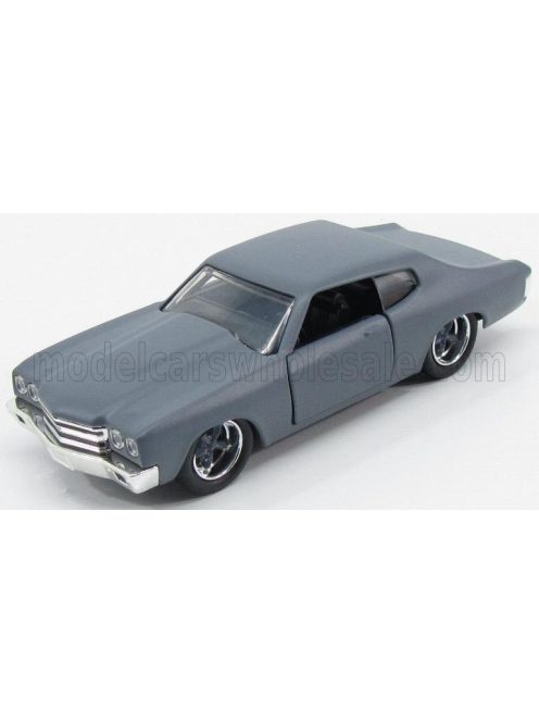 Jada - CHEVROLET DOM'S CHEVELLE 454SS 1970 - FAST & FURIOUS  IV (2009) - SOLO PARTI ORIGINALI - ORIGINAL PARTS PRIMER MATT GREY