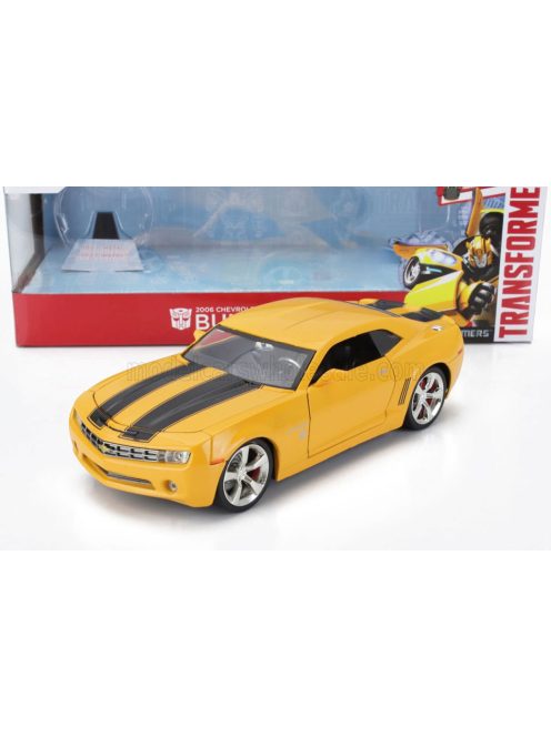 Jada - CHEVROLET CAMARO COUPE 2006 - BUMBLEBEE TRANSFORMERS V L'ULTIMO CAVALIERE - WITH METAL COIN YELLOW BLACK