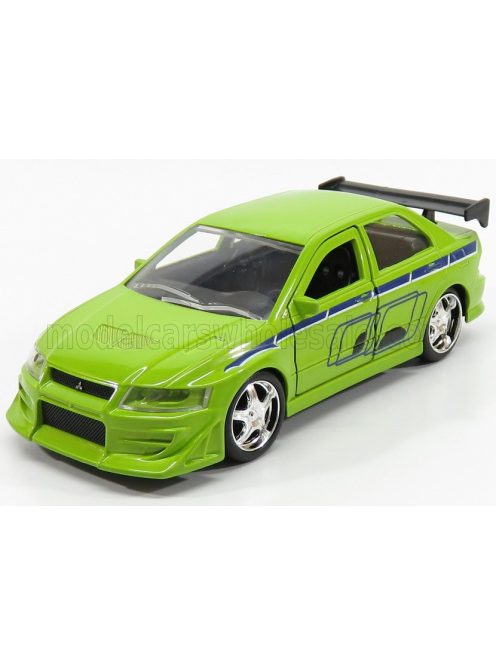 Jada - MITSUBISHI BRIAN'S LANCER EVOLUTION VII 2002 - BRIAN O'CONNER - FAST & FURIOUS II (2003) GREEN