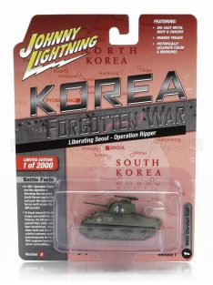   Johnny Lightning - TANK M4A3 SHERMAN MILITARY KOREA 1944 MILITARY GREEN