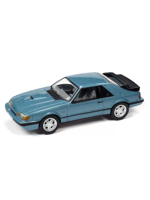 Johnny Lightning - Ford Mustang SVO Light Regatta Blue Metallic 1986
