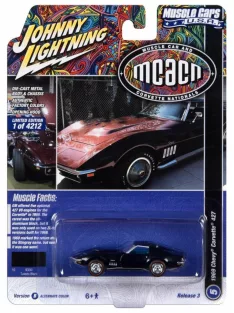   Johnny Lightning - Chevrolet Corvette 427 MCACN tuxedo black 1969 - L.E. 4212 pcs. -