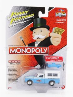   Johnny Lightning - STUDEBAKER PICK-UP CAMPER 1960 LIGHT BLUE WHITE