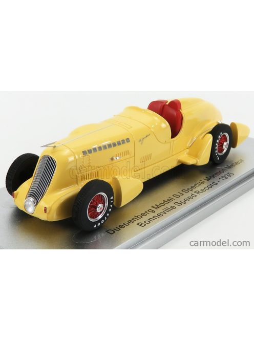 Kess-Model - Duesenberg Model Sj Special Mormon Meteor Bonneville Speed-Record 1935 Yellow
