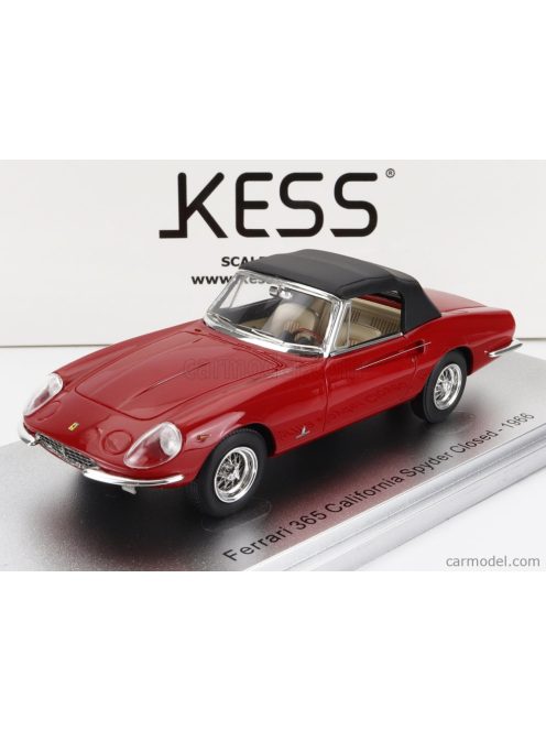 Kess-Model - Ferrari 365 California Spider Closed 1966 Red Black