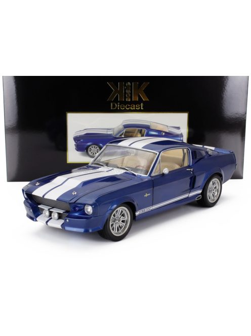 KK-Scale - FORD USA MUSTANG SHELBY GT500 ELEANOR COUPE 1967 BLUE WHITE