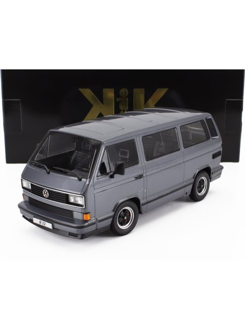 KK-Scale - VOLKSWAGEN T3 PORSCHE B32 MINIBUS 1984 GREY MET
