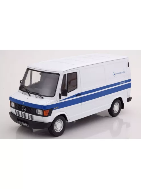KK-Scale - Mercedes 208 D transporter Mercedes Service 1988 white/blue Limited Edition 500 pcs.