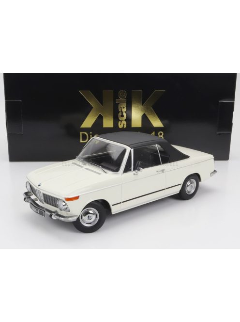 KK-Scale - BMW 1600-2 CABRIOLET 1968 - WITH REMOVABLE SOFT-TOP WHITE