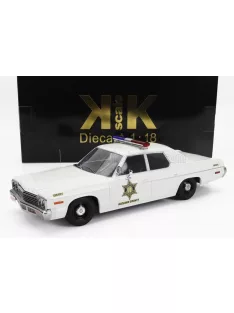   KK-Scale - DODGE MONACO HAZZARD COUNTY POLICE 1974 - LOOK-A-LIKE WHITE