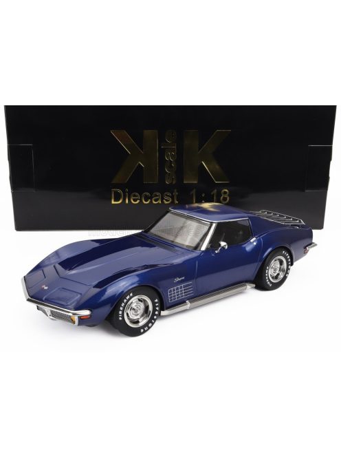 KK-Scale - CHEVROLET CORVETTE C3 1972 - WITH REMOVABLE ROOF PARTS BLUE