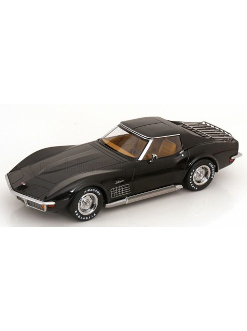 KK-Scale - CHEVROLET CORVETTE C3 1972 - WITH REMOVABLE ROOF PARTS BLACK