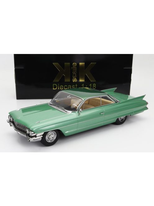 KK-Scale - CADILLAC SERIES 62 COUPE DEVILLE 1961 LIGHT GREEN MET