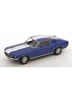   KK-Scale - FORD USA MUSTANG GT FASTBACK COUPE 1968 BLUE WHITE