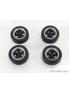   Kk-Scale - Accessories 4X Porsche Fuchs Wheels And Tyres Black