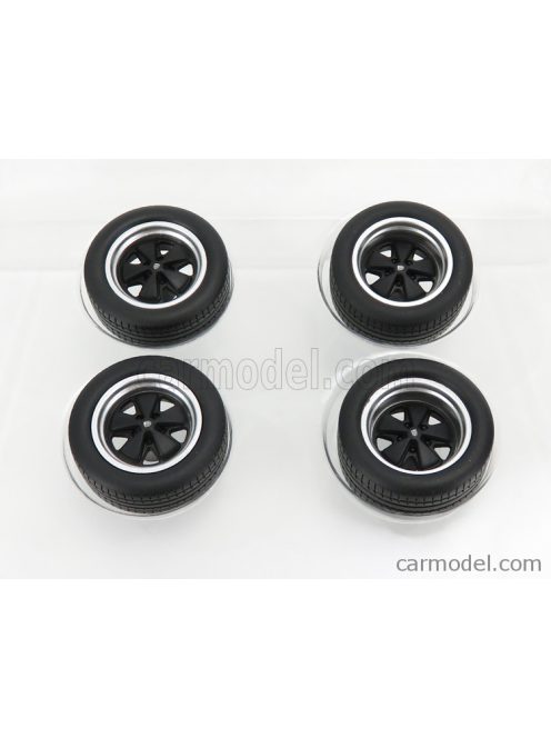 Kk-Scale - Accessories 4X Porsche Fuchs Wheels And Tyres Black