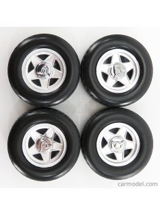   Kk-Scale - Accessories Ferrari 512Bb -365Gt4/Bb - 4X Wheels And Tyre Set 1973 Black