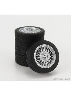   Kk-Scale - Accessories 4X Wheels And Rims Set 16' For Bmw 3-Series Alpina B6 3.5 (E30) 1988 Black