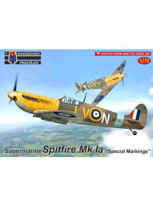 Kovozavody Prostejov - 1/72 Spitfire Mk.Ia „Special Markings“