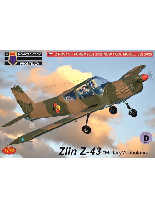 Kovozavody Prostejov - 1/72 Zlin Z-43 Military/Ambulance
