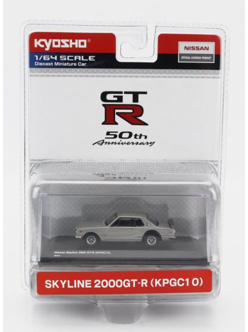 Kyosho - NISSAN SKYLINE 2000 GT-R (KPGC10) 1969 SILVER